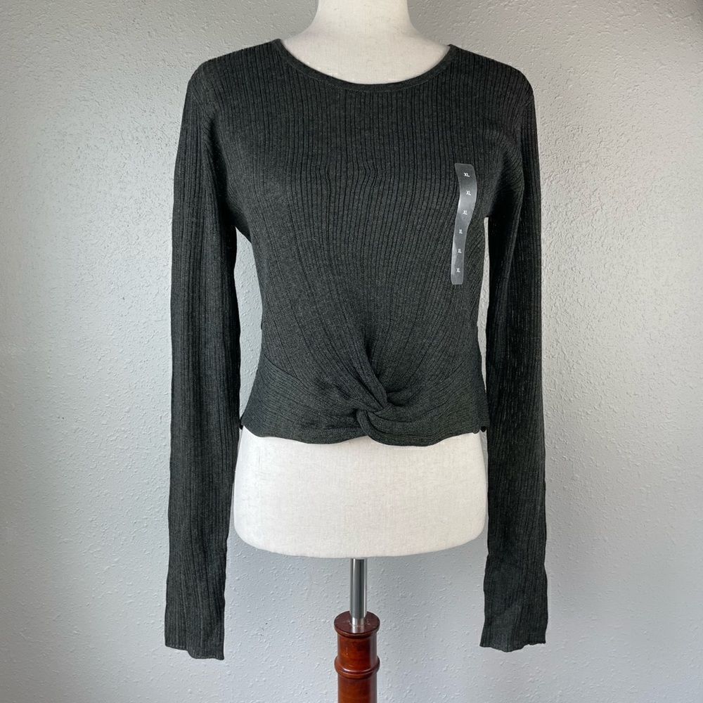 NWT Guess Cropped Sweater Top Size XL
